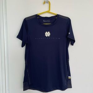 Notre Dame Heat Gear Short Sleeve Shirt